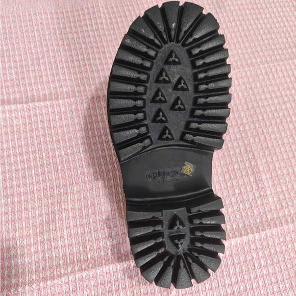 Gucci All Black Slip On Mule Clog Chunky Platform Sole - Picture 6 of 7